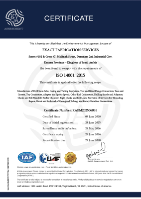 Certificate-14001-2025-EXACT-FABRICATION-SERVICES_page-0001